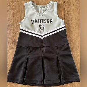 Girls NFL Raiders cheerleader dress
